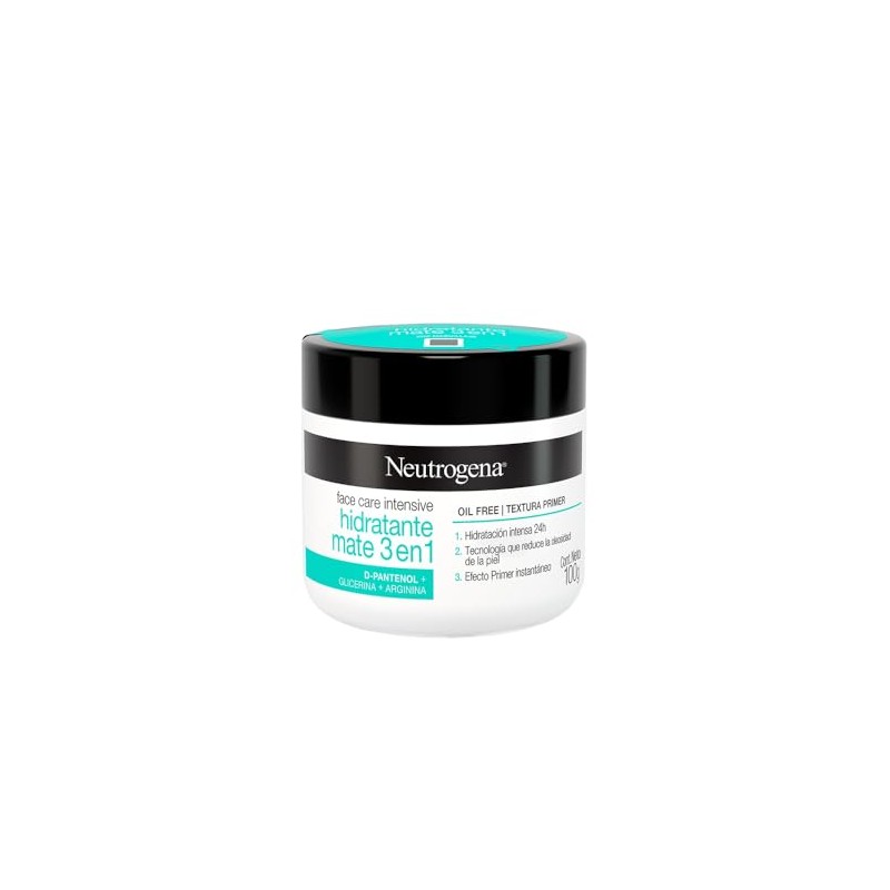 Neutrogena Face Care Intensive Crema Hidratante Facial Mate 3 en
