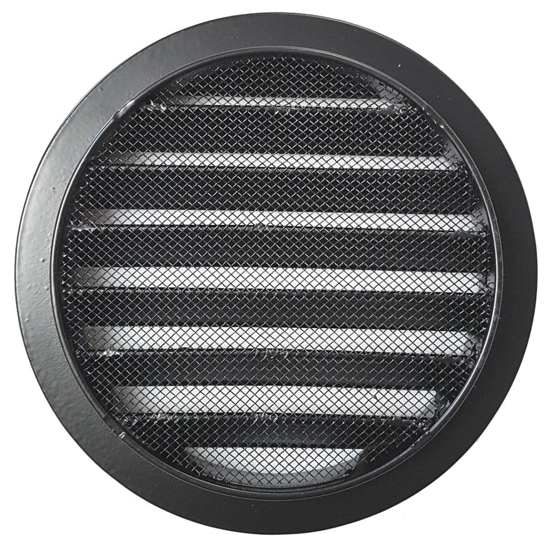 Weather protection grille black/grey DN: 100 125 150 160 200