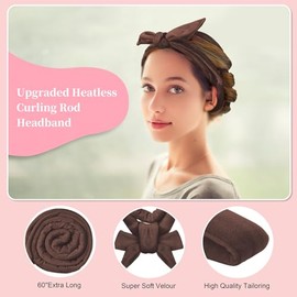 Flylipu Diadema Rizadora Sin Calor Rizadores De Pelo Extra Largos Y Suaves De 152 Cm Para Dormir Rizos Sin Calor Para Todo Tipo De Cabello Kit De Pein