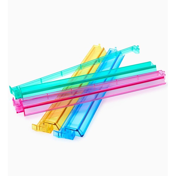 Morihaza Mahjong Tile Rack & Pusher 4-Pack Acrylic All-in-One Tile