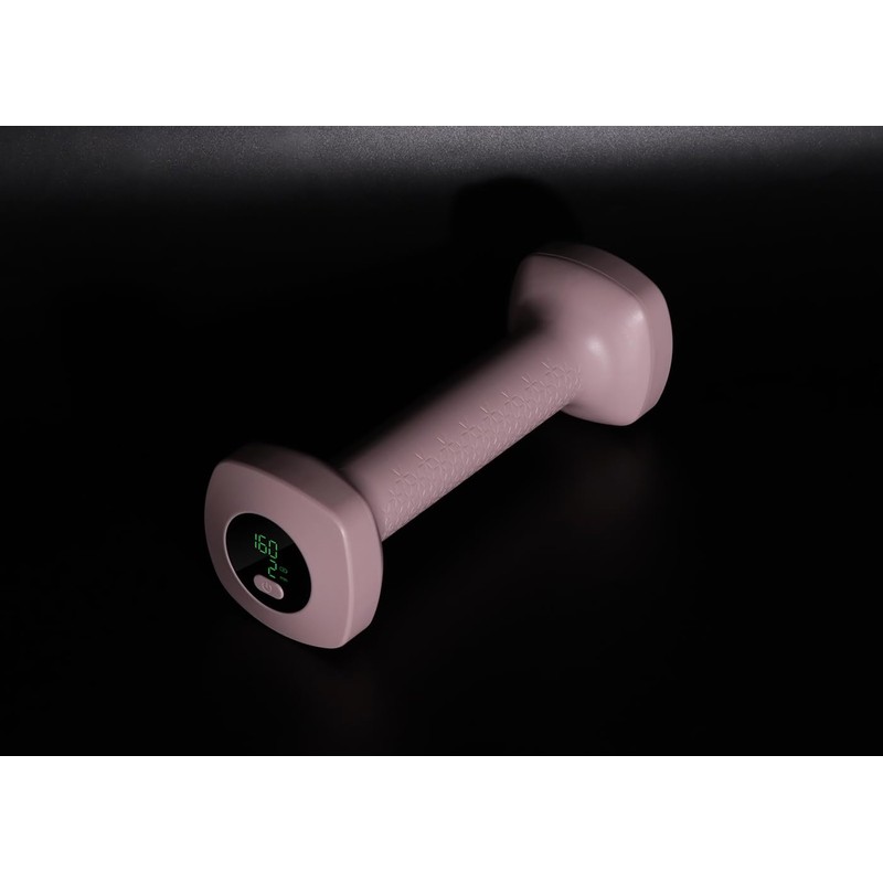 MOOSEC Smart Electronic Dumbbell with Counting and Timing，Dumbbells with Anti-Slip
