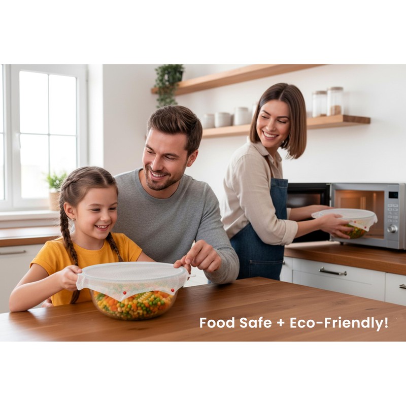 Microwave Spatter Screen, Reusable, Non-Stick Mesh, Folds Flat, 13 Inch