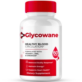 Ideal Performance Glycowane Capsules, Blood Health Support Formula for Balanced Levels 60ct