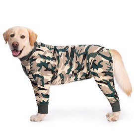 Caomo Dog surgery Recovery Suit female male for Dogs After Surgery Medium Large Dogs Onesie,Lightweight Dog recovery suit for Shedding Prevent Licking Surgical Wound,Dog Pajamas Pjs ,Full Belly