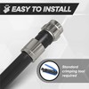 THE CIMPLE CO Coaxial Cable Connector, 10 PCS, RG6 Compression