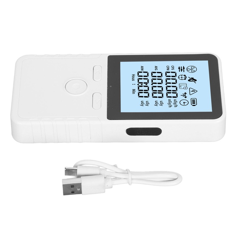 Geiger Counter Radiation Detector Marble Nuclear Radiation Tester for Radioactive