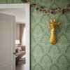 WOPARTY Decorative Gold Giraffe Head Wall Mount with Glasses, Resin