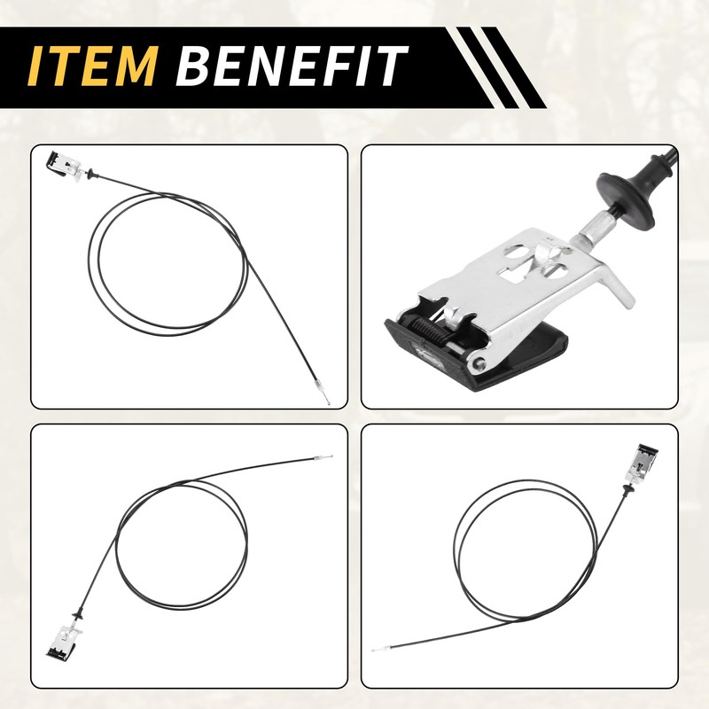 REPAIROCK 1 Pcs Hood Latch Release Cable for Toyota Tacoma