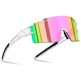 FMY Cycling Glasses for Men Women Youth,UV400 Protection Polarized Sports Sunglasses,Baseball Sunglasses