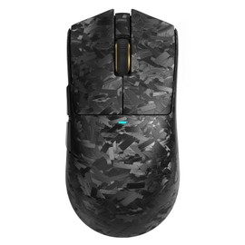 ATTACK SHARK X11 Ultra 8K Carbon Fiber Wireless Gaming Mouse,Nordic 54L15 MCU,PAW3950MAX Sensor,59g Superlight,42000 DPI,BT/2.4Ghz/Wired Mouse with 100 Million Clicks,Programmable for Pc/Mac,Black