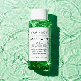 Farmacy Deep Sweep 2% BHA Toner for Face - Pore Cleaner and Facial Exfoliator with Salicylic Acid (4 Fl Oz)