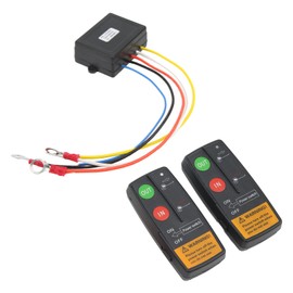 Aramox Universal Remote Control for Winch, Highly Sensitive, 75 Feet Range, Suitable for 12V/24V Cars, ATV and Trucks - Winch Control