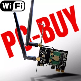 Intel AC 9560 PCIE Wifi Card WiFi 5 Bluetooth 5.0 w/Antennas & Cable Windows 11