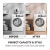 2 Pcs Glass Liquid Laundry Detergent Dispenser, Half Gallon Laundry