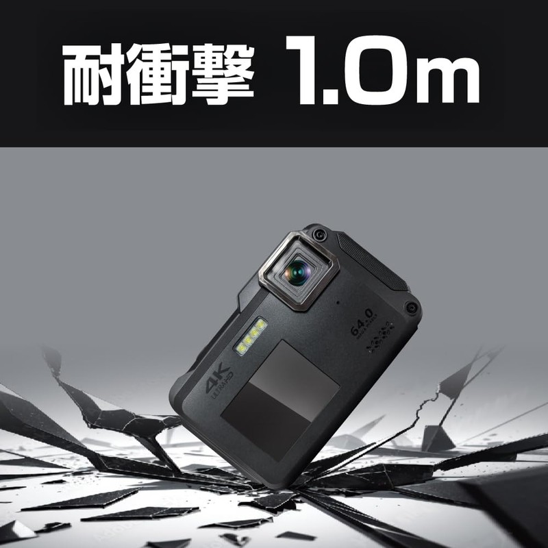 BLUEWIDE IP68 Waterproof Compact Digital Camera, Dustproof, Shockproof, 64 Megapixels,
