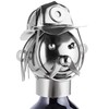 BRUBAKER Flaschenhalter Feuerwehrmann Metall Skulptur mit Geschenkkarte