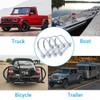 10pcs Shaft Locking Pin1/4" Trailers Lock Hitch Lock Pin Pull