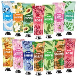 Paquete de 10 cremas para manos con fragancia de plantas naturales, crema hidratante para el cuidado de las manos, set de regalo para viaje con mantec