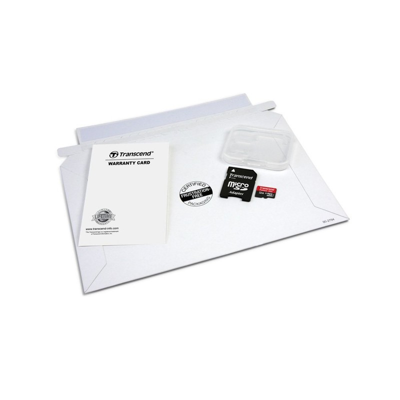 Transcend 32GB Premium MicroSDHC Class 10 UHS-I Memory Card -