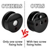 Frameless Mirror Mounting Hardware Kit Zinc Alloy Mirror Holder Clips