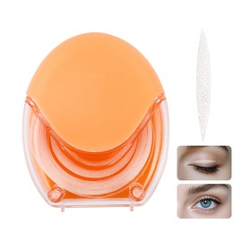 GEMERRY Glitter Eyelid Tape Breathable Waterproof long-lasting Double Eyelid Tape Instant Invisible Eyelid Lifter Strips Ultra-Thin Double Eyelid Tape for Hooded, Droopy, Uneven, Mono-eyelids Yellow