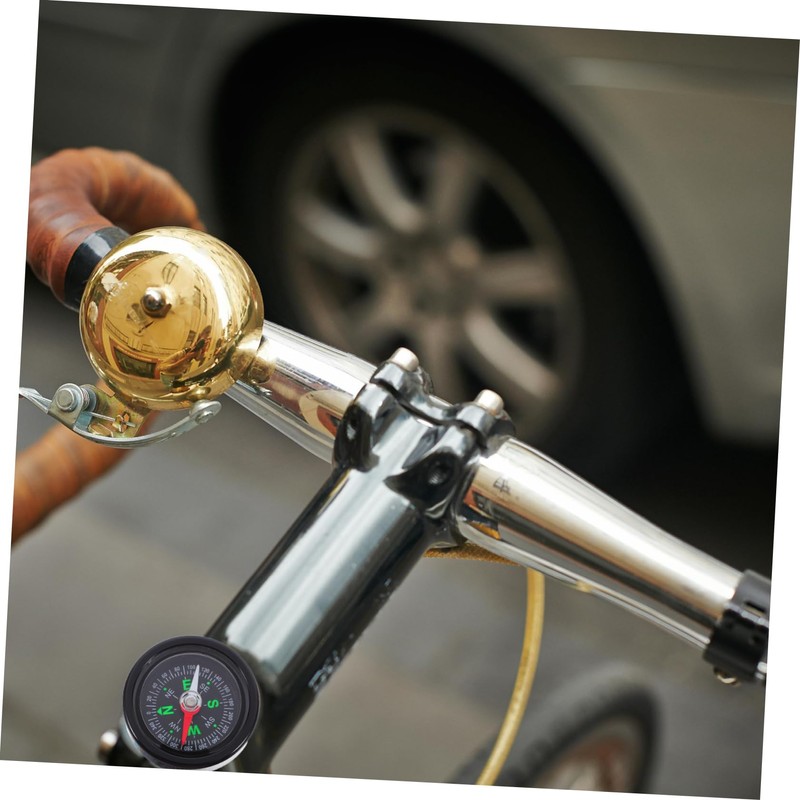 KICHOUSE Rugged Metal Bicycle Compass for Mountain Biking Hiking and