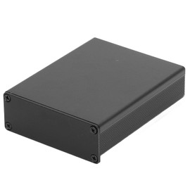 Aluminium Housing, Aluminium Housing Electronics, Metal Housing Empty Housing, Electronic DIY, PCB Board Housing Black - 3.15 x 2.52 x 0.94 Inch (LWH)