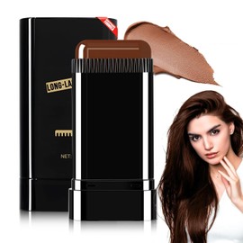 2-in-1 Hair Color Comb Waterproof Sweat-Proof Instant Gray Coverage,Portable Color Touch-Up Hair Sticks With Comb,Quick Touch-Up Hair Dye Stick for Men & Women (Coffee)