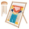 Loomix Adjustable Weaving Loom Kit with Stand for Adult, Large