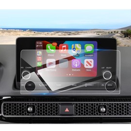 Coleya 2022-2025 2026 Civic Screen Protector for Honda Civic (LX/EX/EX-L/Sport/Sport Hybrid) 7-inch Touchscreen, 9H Tempered Glass 2023 2024 2025 Civic Hatchback Sedan Accessories HD Transparent 7"