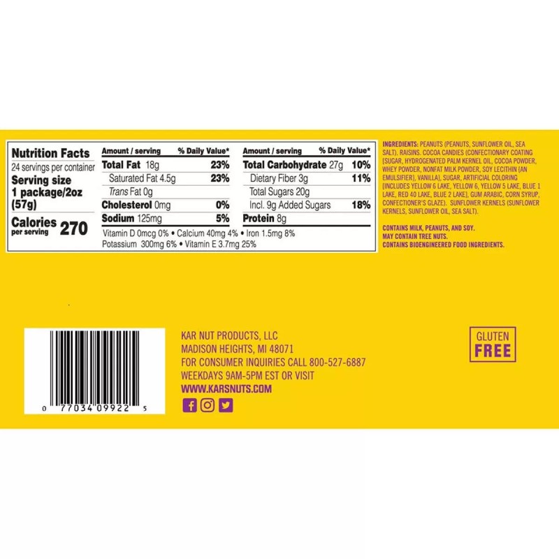 Kar's Trail Mix, Sweet 'N Salty Mix, 2 oz, 24