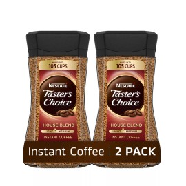 NESCAFÉ NESCAF Taster's Choice House Blend Instant Coffee 14 Ounce Pack of 2 Jars