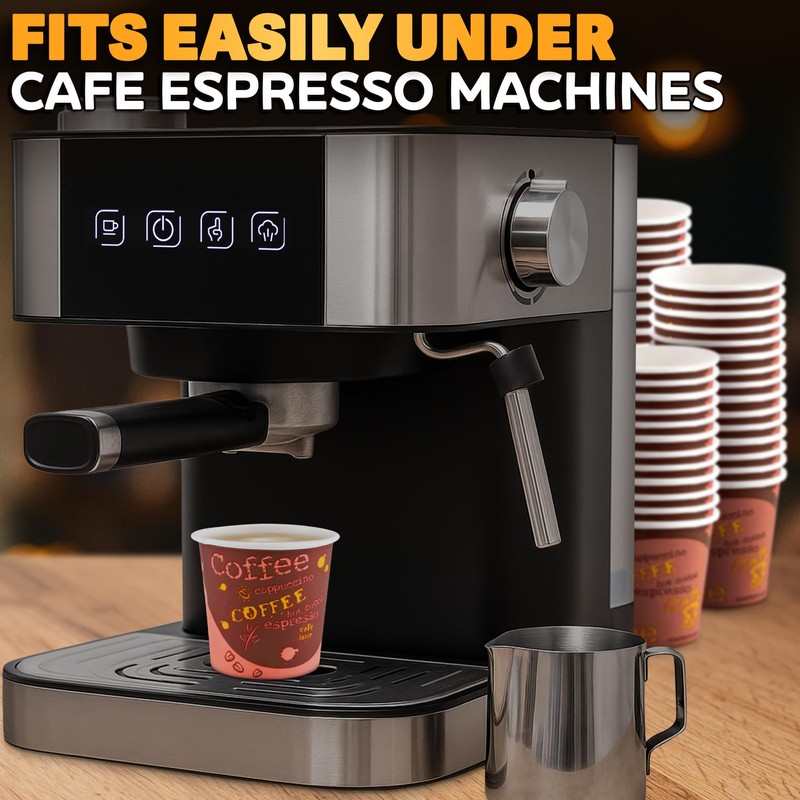 200-Pack 3 oz Disposable Espresso Cups – Small Espresso Paper