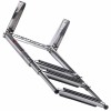 Amarine Made 3 Steps Folding Boat Ladder Telescoping Swim Boat