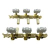 LISPHOS Guitar Pegs Guitar Pegs Classic Guitar Tuning Hardware (Gold