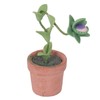 Mini Dollhouse Plant Simulation Realistic Vivid Portable Dollhouse Miniature Potted