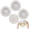 4 Pack 10″ Bowl Covers for Bread Proofing with Plastic