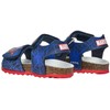 Geox Boys' B Chalki Boy Sandal, Navy red, 27 EU
