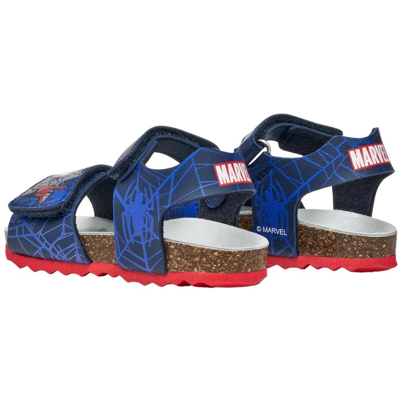 Geox Boys' B Chalki Boy Sandal, Navy red, 27 EU
