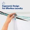 Soft Grip Clothes Pegs for Washing Line Multi-Coloured Strong Non
