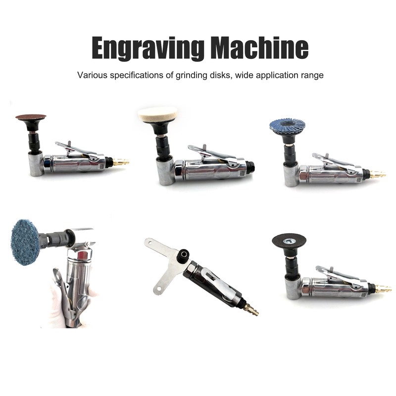 Engraving Machine 90° Bend Angle Pneumatic Grinding Polishing Tool with