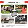 MaxWorks Collapsible Bucket 51049 20 L Silicon Square for Cleaning