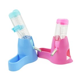 POPETPOP 2piezas Botella De Agua para Hamster Plato Dispensador De Agua De Plástico para Animales Accesorio para Conejos Hámsters y Color Aleatorio