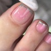 French Tip Press on Toe Nails Pink Fake Toe nails