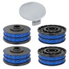 CHIHOLEN Pack of 4 Grass Trimmer Line Spool Compatible with