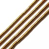 Gold Plated Hematite Smooth Round Tube Beads 3x5mm 15.5" Strand