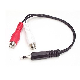 StarTech 6" Stereo Audio Cable - 3.5mm Male to 2x RCA Female
