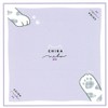 Kamio Japan Lunch Cloth, Napkin, For Girls, Square, Chira Neko