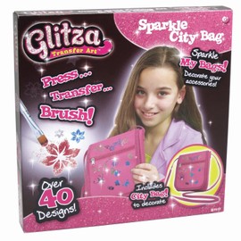 Knorrtoys GL7513 - Glitza, City bag, Handtasche, Glitzertattoo Set