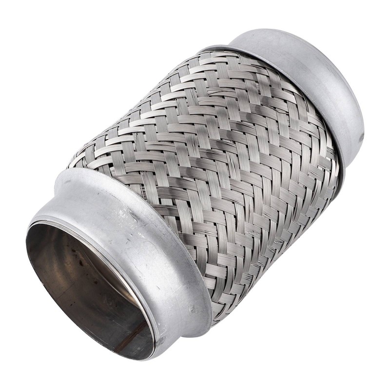 Auto Stainless Steel Exhaust Flexible Pipe Repairing Replacement Tube 150x76mm/6x3in